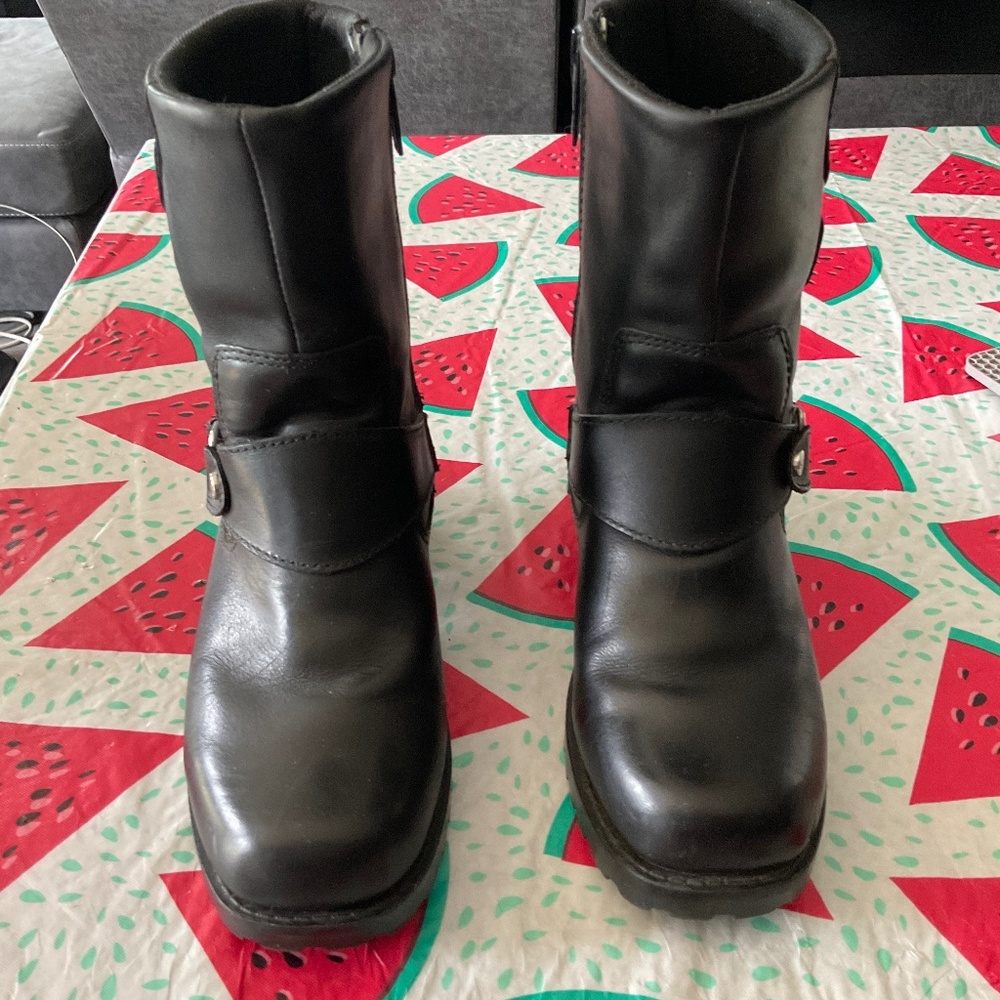 Harley Boots - Size 7 - Black